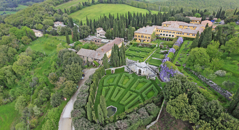 Villa La Foce - Bird's Eye View