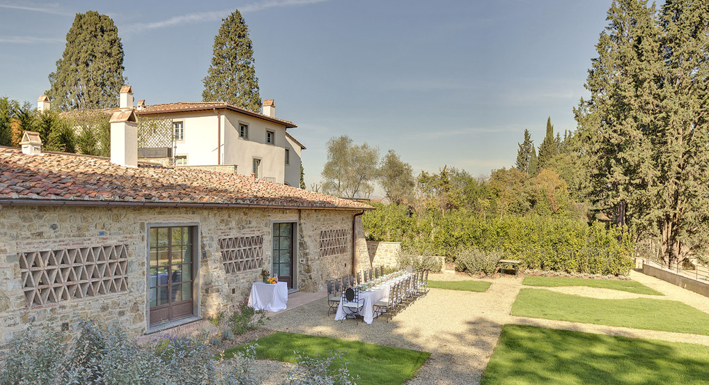 La Dimora Tuscany, luxury renaissance villa with Ghirlandaio fresco